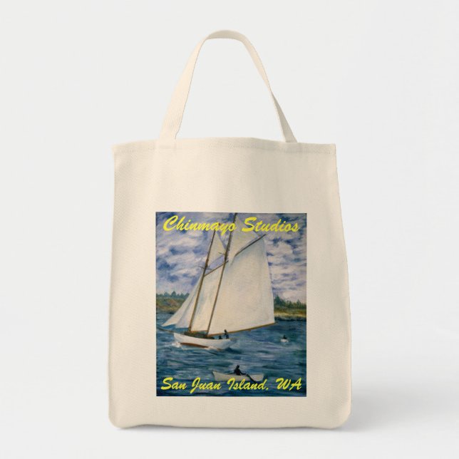 Schooner Organic Grocery Bag (Front)