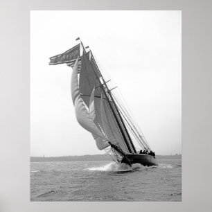 Schooner Ruth E Pember Poster