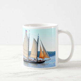 Schooner sailing mug