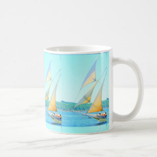 Schooner sailing mug