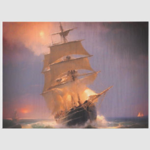 Schooner Sailing Ship Tissue Paper