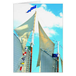 schooner sails card