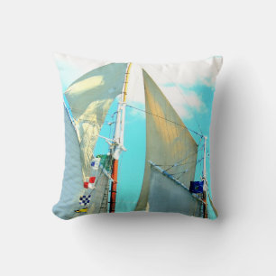 schooner sails pillow