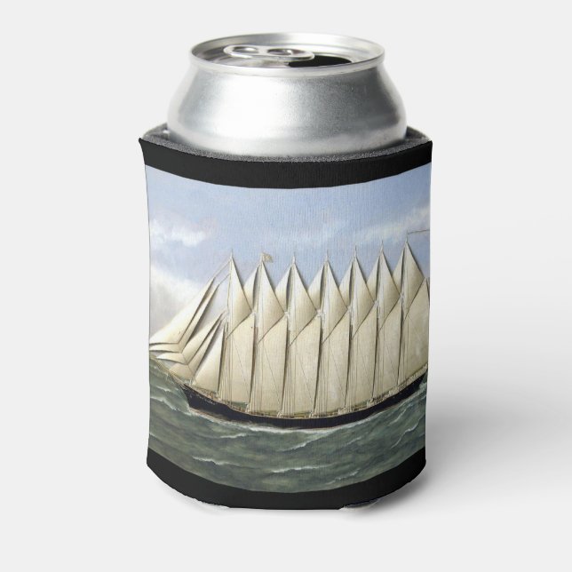 Schooner Thomas W Lawson 1900s Can Cooler (Can Back)