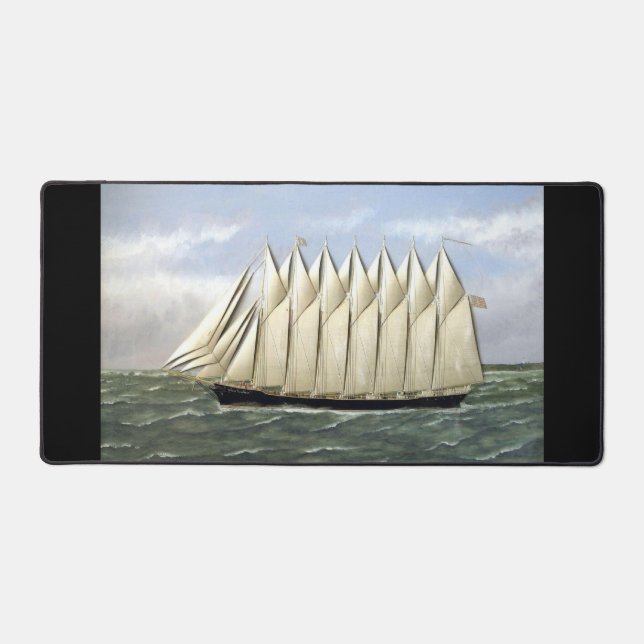 Schooner Thomas W Lawson 1900s Desk Mat (Front)
