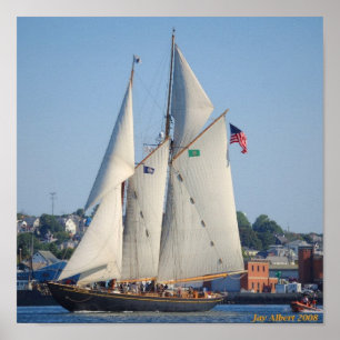 Schooner Virginia   Poster