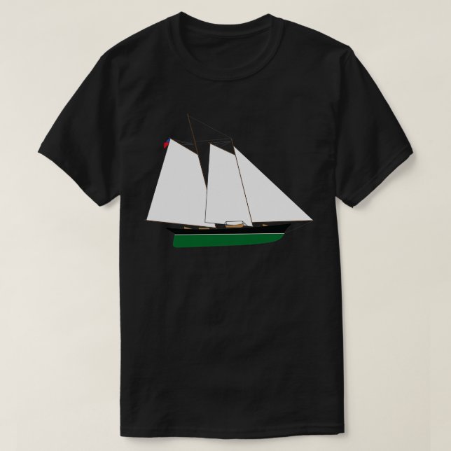 Schooner Yacht America T-Shirt (Design Front)