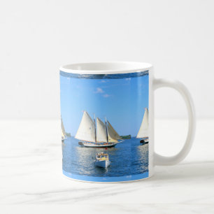 schooners and lobster boat mug