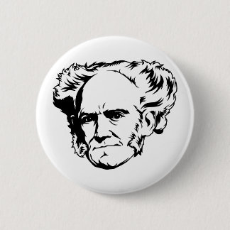 Schopenhauer Portrait Button