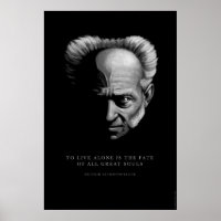 Schopenhauer Quote: To Live Alone