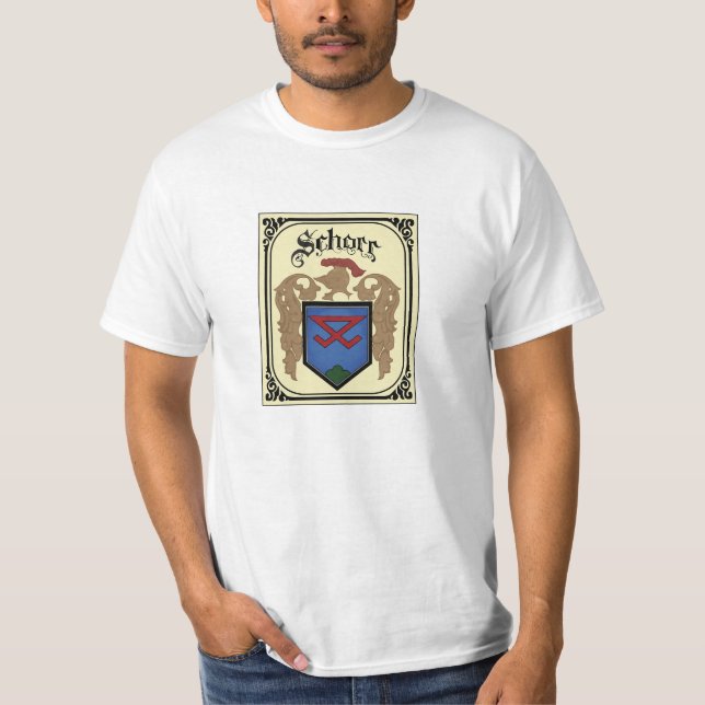 Schorr Crest Centre (mens) T-Shirt (Front)