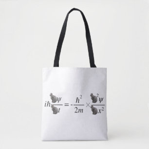 Schradinger's cat tote bag