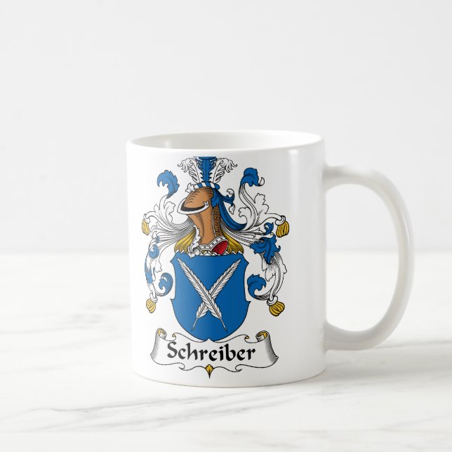 Schreiber Family Crest Coffee Mug (Right)