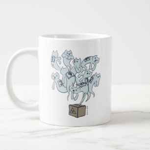 Schrödinger Cat 9 Lives Large Coffee Mug