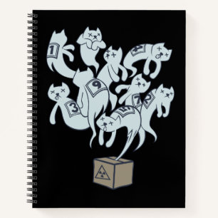 Schrödinger Cat 9 Lives Notebook