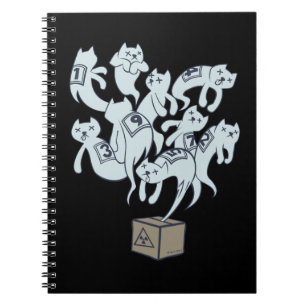 Schrödinger Cat 9 Lives Notebook