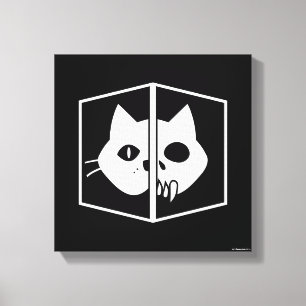 Schrödinger Cat Graphic Canvas Print