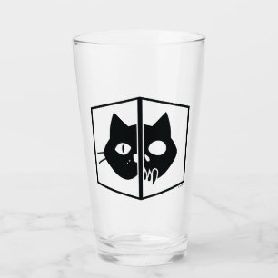 Schrödinger Cat Graphic Glass