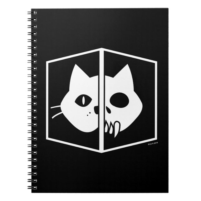 Schrödinger Cat Graphic Notebook (Front)