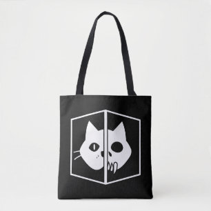 Schrödinger Cat Graphic Tote Bag