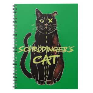 Schrodinger’s Cat Funny Physics Notebook