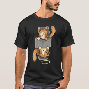 Schrodinger S Cat In A Box Funny Quantum Mechanics T-Shirt