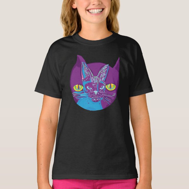 Schrodinger's cat, artistic T-Shirt (Front)