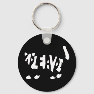 Schrödinger's cat key ring