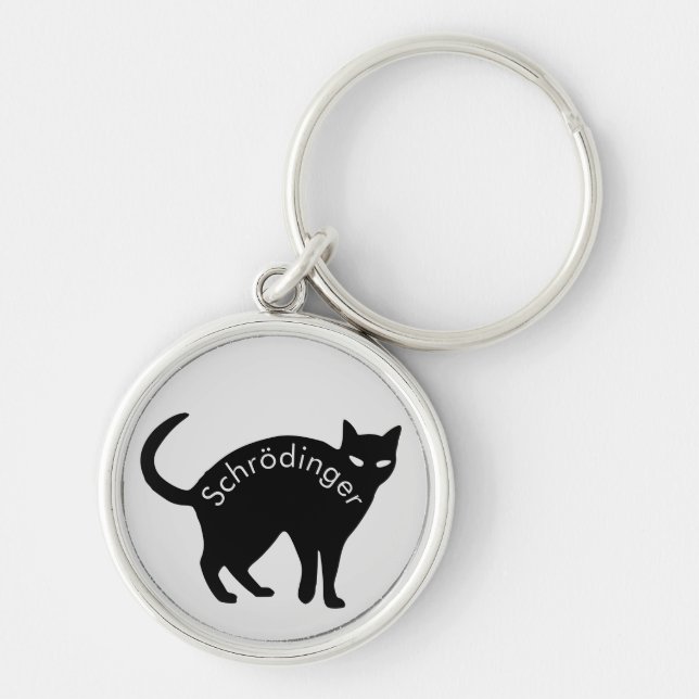 Schrödinger's cat key ring (Front)