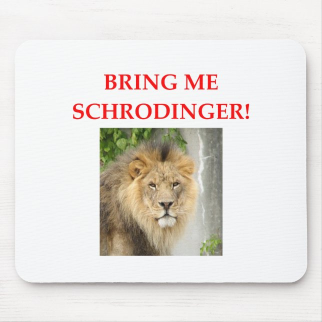 schrodinger's cat mouse mat (Front)