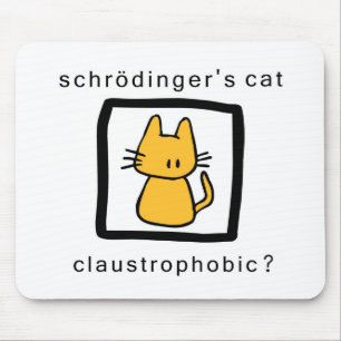 schrodinger's cat mouse mat