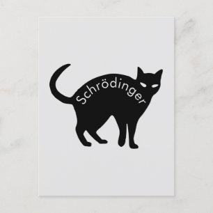 Schrödinger's cat postcard