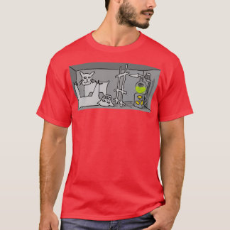 Schrodingers cat quantum mechanics 1 T-Shirt