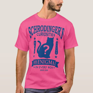 Schrodingers Cat Quantum Mechanics Paradox Geek T-Shirt