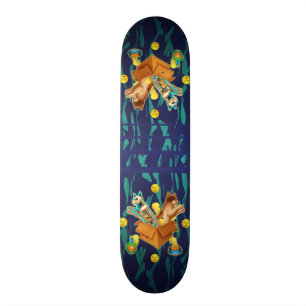 Schrödinger's cat skateboard