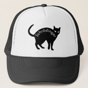 Schrödinger's cat trucker hat