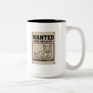 Schrodinger's Cat Two-Tone Coffee Mug