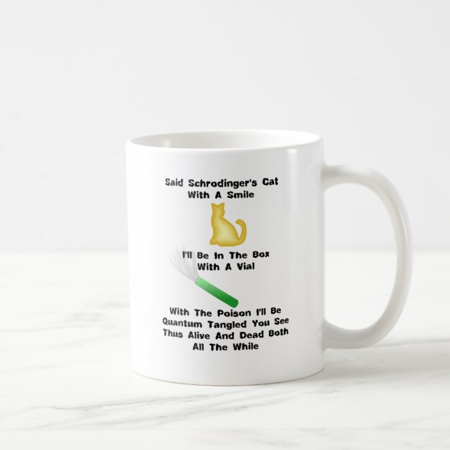 Schrodinger's Cat's Tale Coffee Mug (Right)