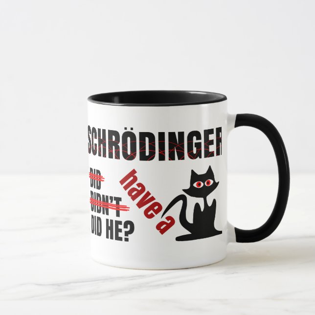 Schrodinger's Dillema Mug (Right)