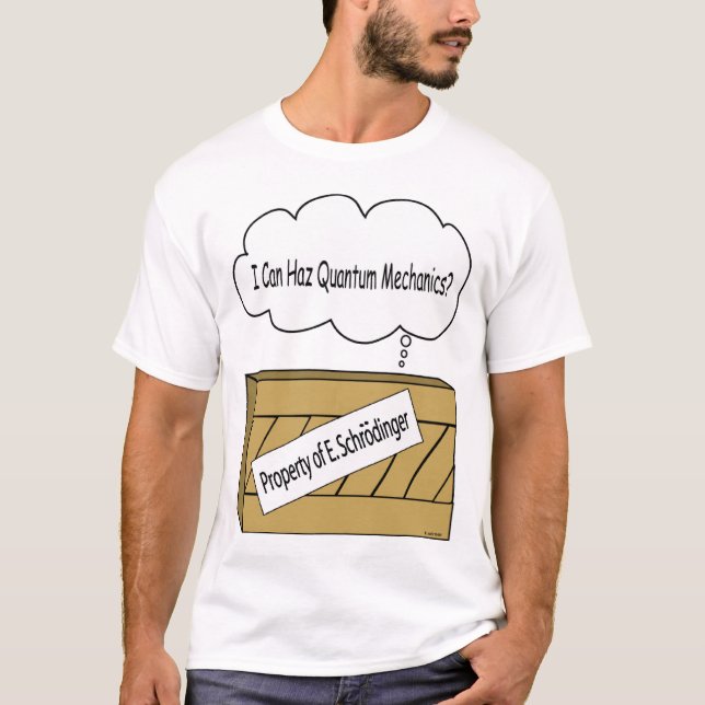 Schrodingers LOLcat T-Shirt (Front)