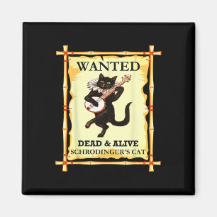 Schrodinger's Physics Cat Quantum Physicist  Magnet