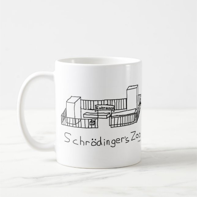 Schrodinger's Zoo Coffee Mug (Left)