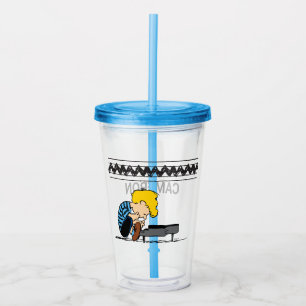 Schroeder Charlie Brown Music Acrylic Tumbler