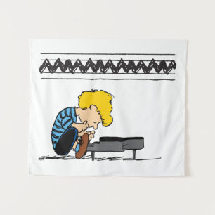 Schroeder Charlie Brown Music Tapestry