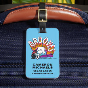 Schroeder - Grooves Luggage Tag