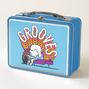 Schroeder - Grooves Metal Lunch Box