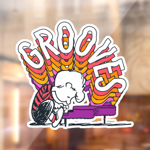 Schroeder - Grooves Window Cling
