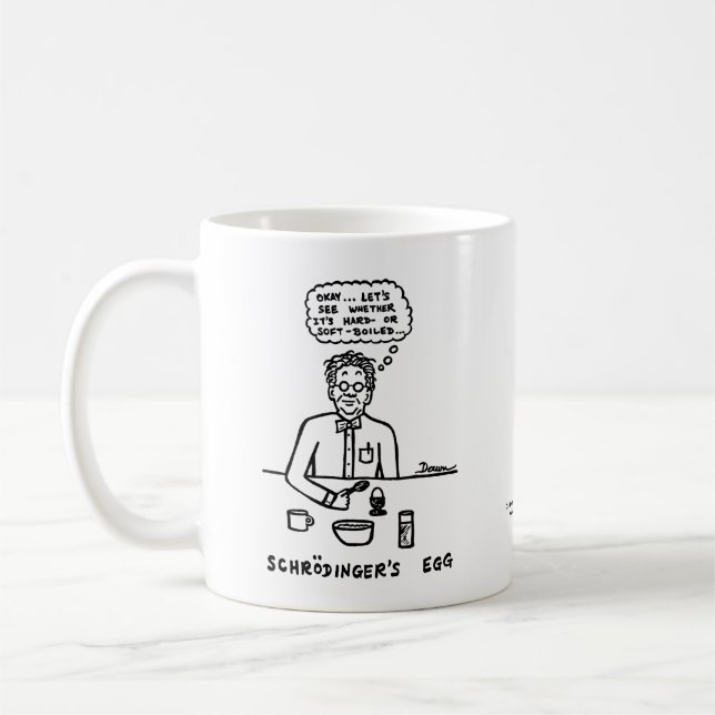 Schroedinger's Egg Mug (Left)