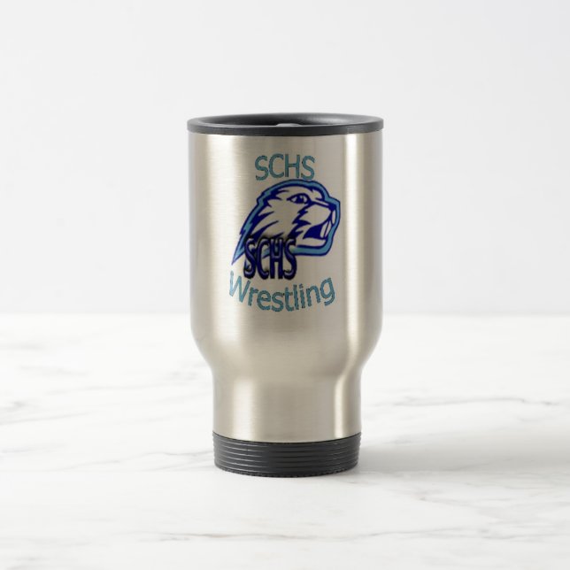 SCHS Wrestling Travel Mug (Center)