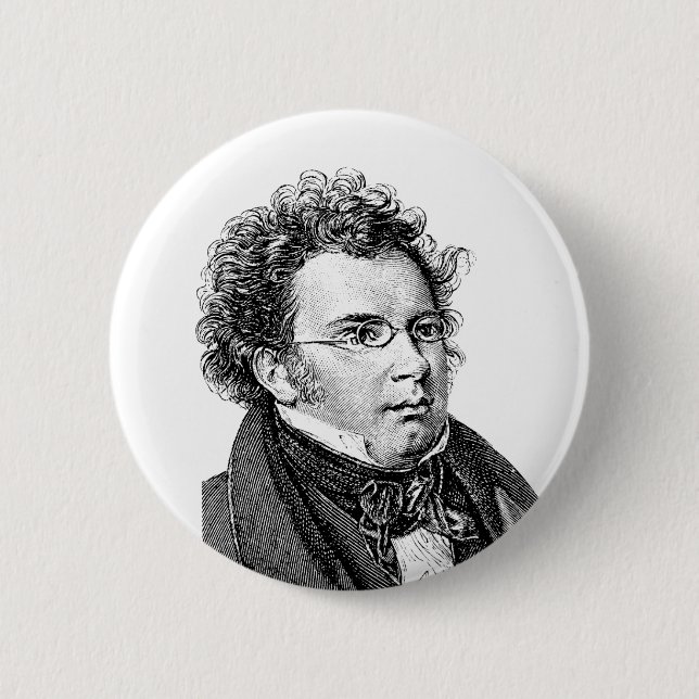 Schubert 6 Cm Round Badge (Front)